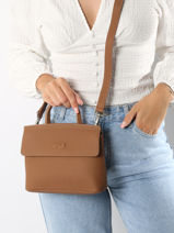 Cross Body Tas Calie Leder Nathan baume Bruin nathan 19-vue-porte